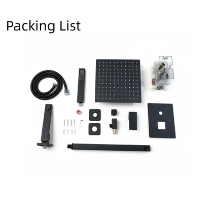 10" Rain Shower System with Tub Spout & Handheld