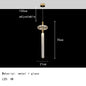 Nordic Luxury Art Glass Chandelier Creative Bar Villa Hotel Clubhouse Restaurant High End Pendant Lamp Home Decor Lighting