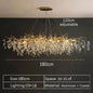 Modern Luxury Home Decor Crystal Chandelier For Kitchen Island Dining Tables Living Rooms Pendant Lamps Indoor Lighting Fixture