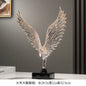 Abstract Gold Eagle Decoration Beautifully Resin Angel Wing Craftwork Sculpture Ornament Angel Wing Statue Home Decor figurine