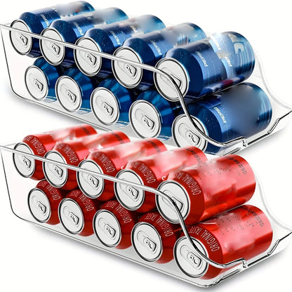 Refrigerator Storage Box Fridge Organizer Kitchen Storage Cans Soda Cans Storage Cans Basket Storage Containers Pantry Organizer