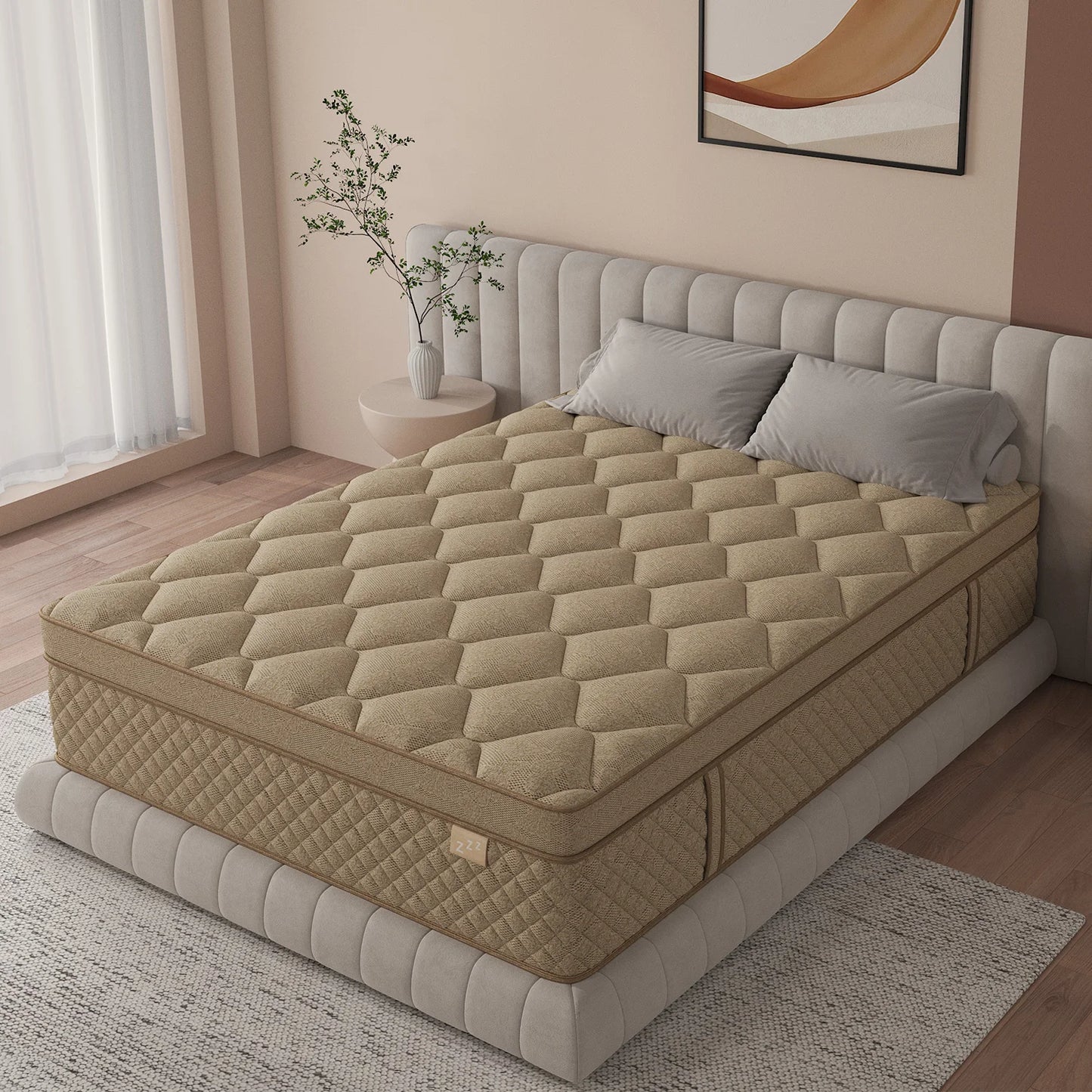 12"14" Gel Memory Foam Hybrid Pocket Spring Mattress