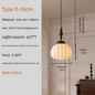 Japanese Style Silk LED Pendant Lights Living Dining Room Kitchen Food Tables Bedroom Nordic Chandelier Home Decor Light Fixture
