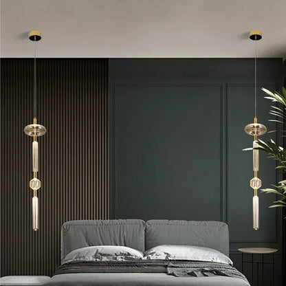 Nordic Luxury Art Glass Chandelier Creative Bar Villa Hotel Clubhouse Restaurant High End Pendant Lamp Home Decor Lighting