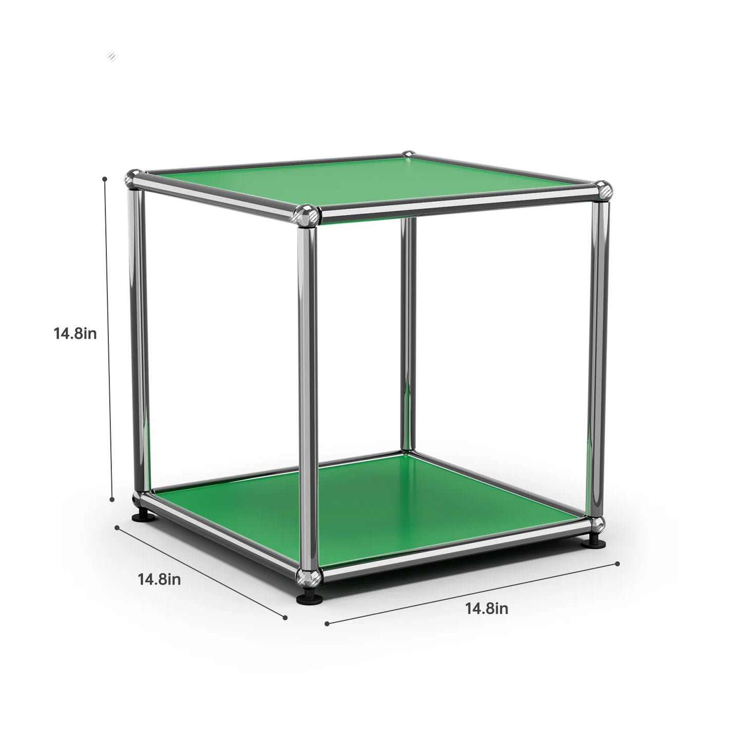 Modern Storage Cabinet Stainless Metal Organizer TV Stand