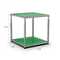 Modern Storage Cabinet Stainless Metal Organizer TV Stand