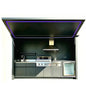 All-Weather Outdoor Kitchen Unit Complete with Full Cooking Equipment, Heavy Duty Garden Outdoor Kitchen Cabinet for Daily Use