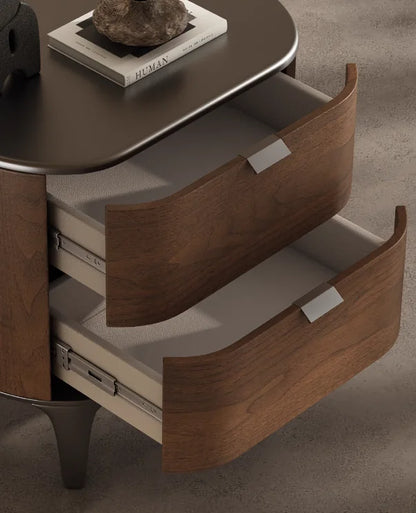 Luxury Delicacy Bedside Tables Simple Creative Storage Drawers Nightstand Trendy Italian Mesitas De Noche Bedroom Furniture