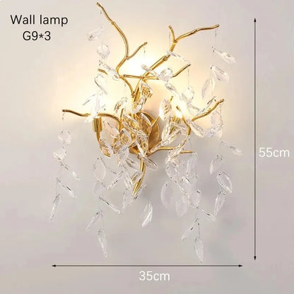 Modern Luxury Home Decor Crystal Chandelier For Kitchen Island Dining Tables Living Rooms Pendant Lamps Indoor Lighting Fixture