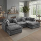 Redlife 113.4" Modular Sectional Sofa with Ottoman