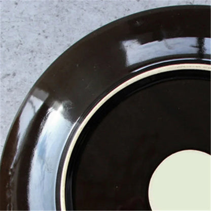 Plum blossom decorative dessert plate Decorative plate Western food plate plates Japanese kiln transformation Ceramic tableware