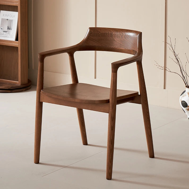 Arm Vanity Dining Cairh Nordic Salon Modern Ergonomic Dining Cairh Luxury Wood Pink Mesas De Restaurante Kitchen Furniture