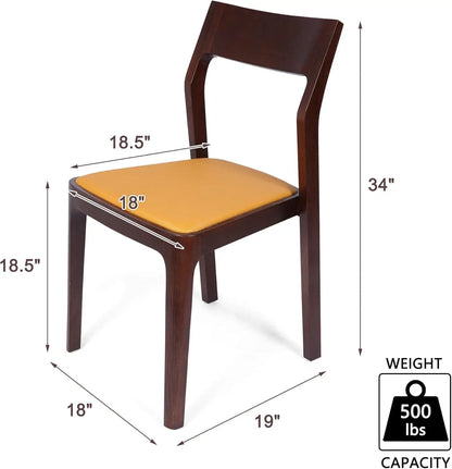 Fully Assembled Kitchen Dining Chairs Set of 2