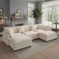 Redlife 113.4" Modular Sectional Sofa with Ottoman