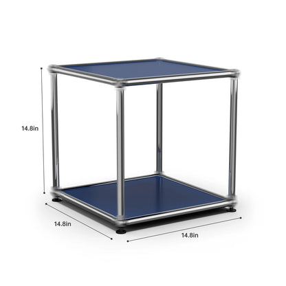 Modern Storage Cabinet Stainless Metal Organizer TV Stand