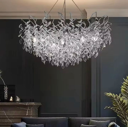 Modern Luxury Home Decor Crystal Chandelier For Kitchen Island Dining Tables Living Rooms Pendant Lamps Indoor Lighting Fixture