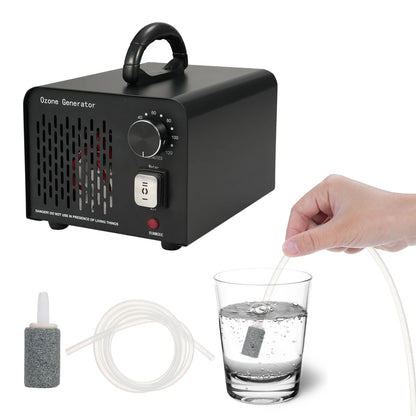 2 in 1 60g/h Ozone Generator Ozone Machine Ozono Air Purifier Cleaner Disinfection Sterilization Remove Odor O3 Ozonizador