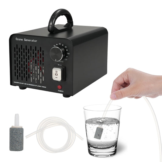 2 in 1 60g/h Ozone Generator Ozone Machine Ozono Air Purifier Cleaner Disinfection Sterilization Remove Odor O3 Ozonizador